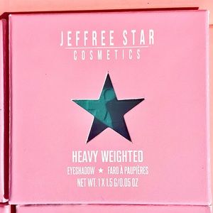 Jeffree Star Cosmetics HEAVY WEIGHTED Artistry Eyeshadow Single Turquoise Makeup